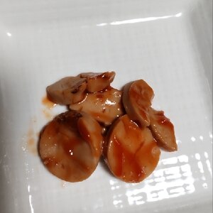 お弁当に♡魚肉ソーセージケチャップ炒め